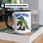 Bird Nerd Tasse für Vogelbeobachter, lustiges Birder Geschen – Schwarz [farbe:schwarz]