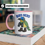 Bird Nerd Tasse für Vogelbeobachter, lustiges Birder Geschen – Rosa [farbe:rosa]