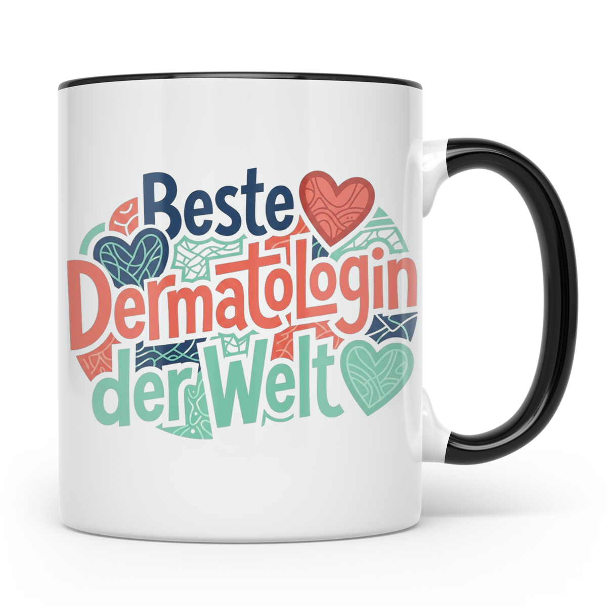 Dermatologin Tasse Beste Hautärztin der Welt Geschenk zum Ab – Schwarz [farbe:schwarz]