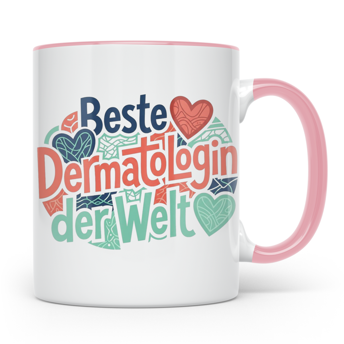 Dermatologin Tasse Beste Hautärztin der Welt Geschenk zum Ab – Rosa [farbe:rosa]