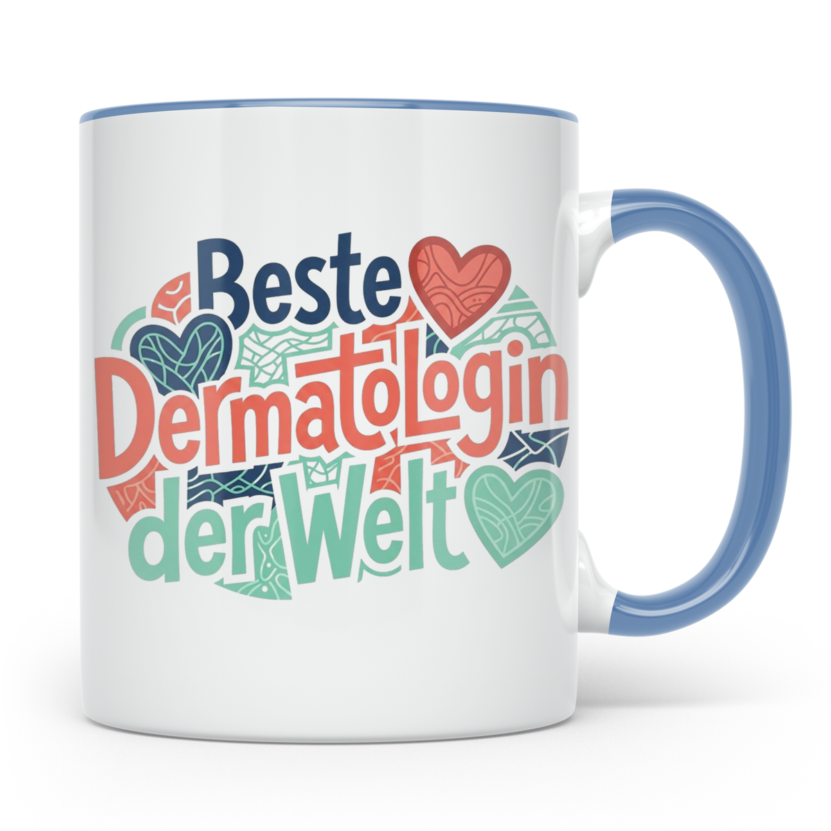 Dermatologin Tasse Beste Hautärztin der Welt Geschenk zum Ab – Blau [farbe:blau]