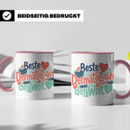 Dermatologin Tasse Beste Hautärztin der Welt Geschenk zum Ab – Rosa [farbe:rosa]