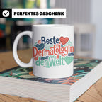 Dermatologin Tasse Beste Hautärztin der Welt Geschenk zum Ab – Weiß [farbe:weiß]