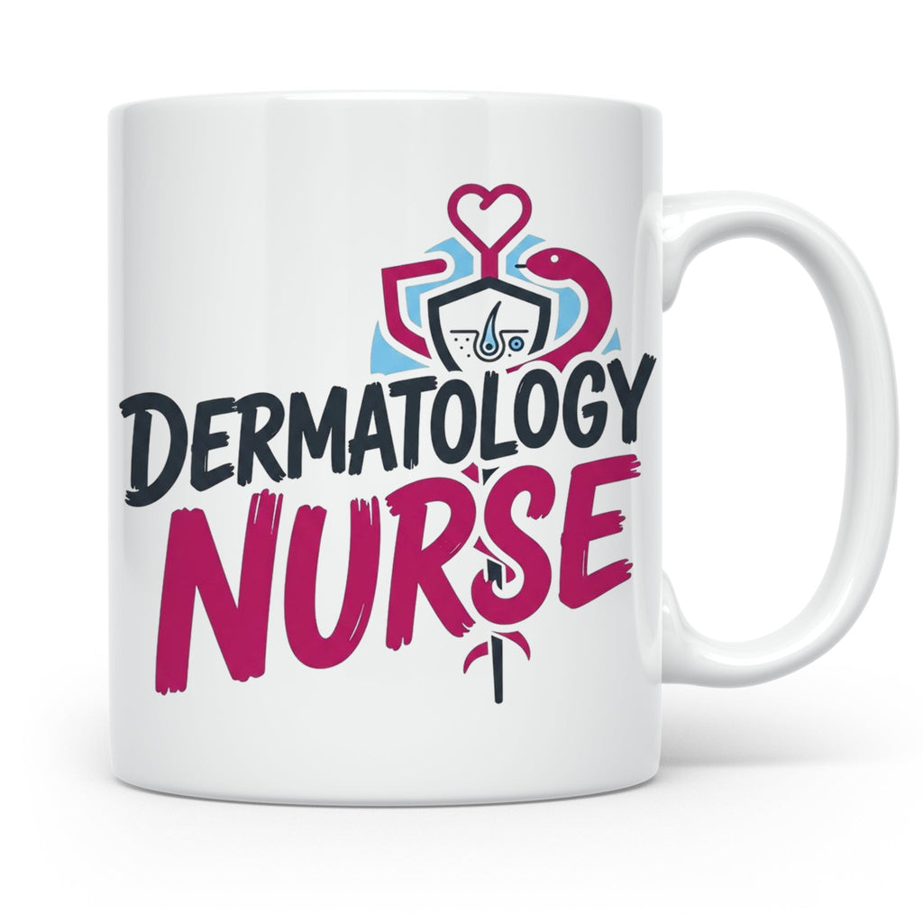 Dermatologie Krankenschwester Tasse Geschenk für Hautärztin  – Weiß [farbe:weiß]