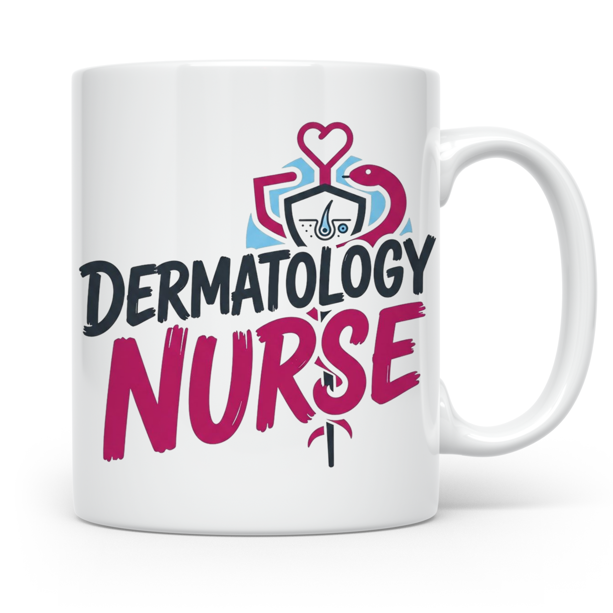 Dermatologie Krankenschwester Tasse Geschenk für Hautärztin  – Weiß [farbe:weiß]