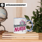 Dermatologie Krankenschwester Tasse Geschenk für Hautärztin  – Blau [farbe:blau]