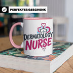 Dermatologie Krankenschwester Tasse Geschenk für Hautärztin  – Rosa [farbe:rosa]