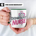 Dermatologie Krankenschwester Tasse Geschenk für Hautärztin  – Grün [farbe:grün]