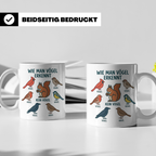 Vögel erkennen Tasse, lustiger 'Kein Vogel' Spruch mit Eichh – Weiß [farbe:weiß]