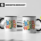 Bird Nerd Tasse für Vogelbeobachter & Ornithologen, lustiger – Schwarz [farbe:schwarz]