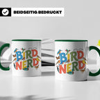 Bird Nerd Tasse für Vogelbeobachter & Ornithologen, lustiger – Grün [farbe:grün]