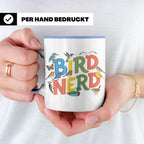 Bird Nerd Tasse für Vogelbeobachter & Ornithologen, lustiger – Blau [farbe:blau]