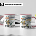 Vögel Füttern Tasse mit Spruch | Geschenk für Vogelfreunde,  – Rosa [farbe:rosa]