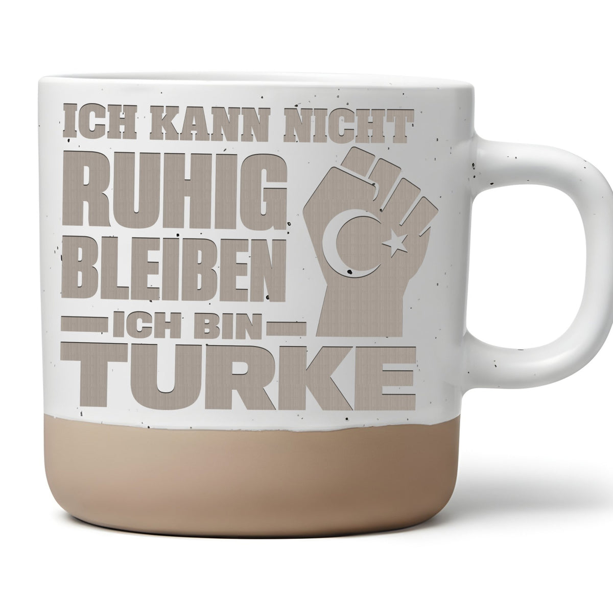 Türke Tasse Ich Kann Nicht Ruhig Bleiben - Lustiges Geschenk für Männe – Bild 1