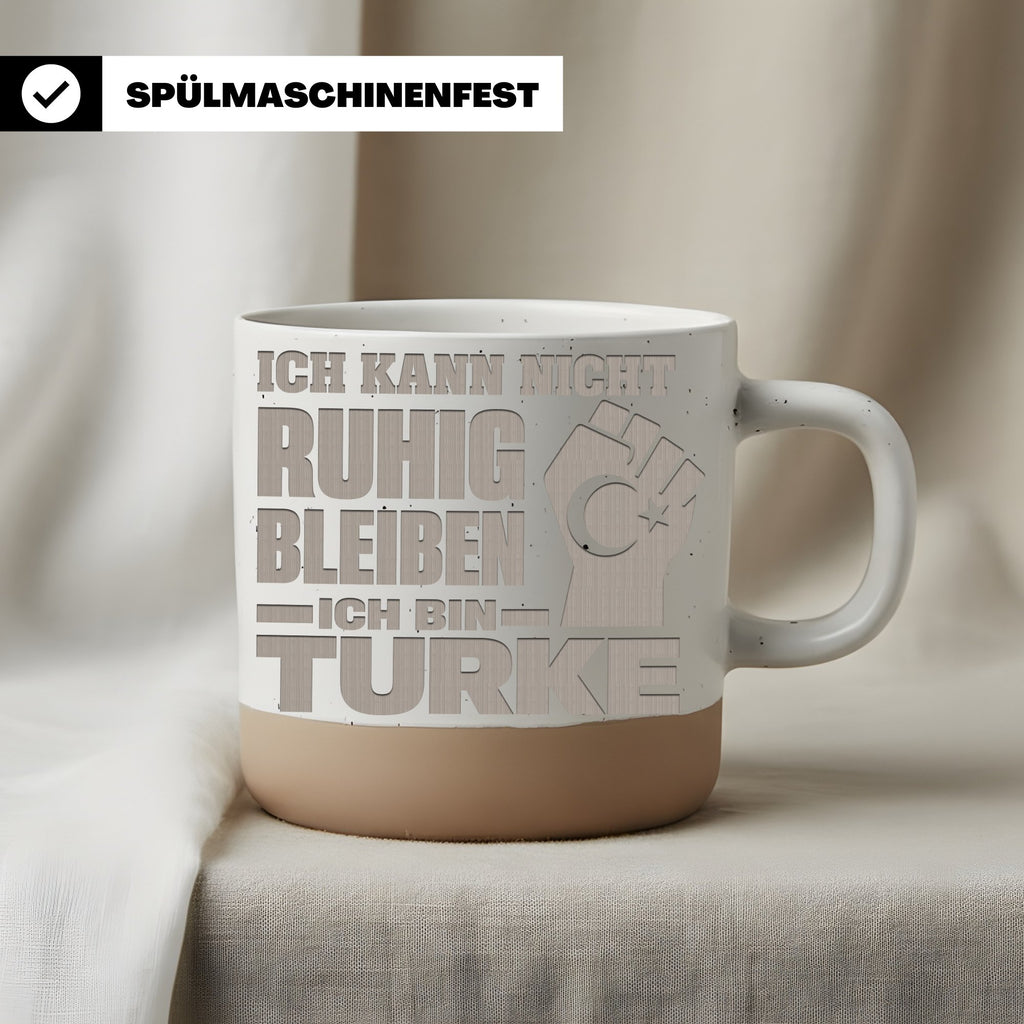 Türke Tasse Ich Kann Nicht Ruhig Bleiben - Lustiges Geschenk für Männe – Bild 3