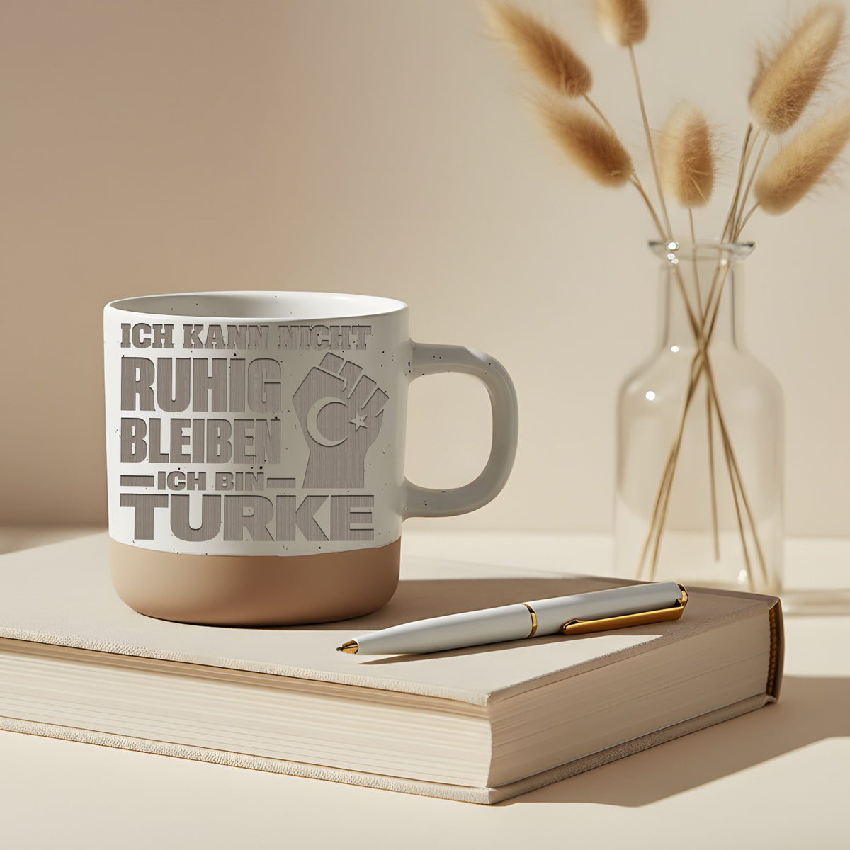 Türke Tasse Ich Kann Nicht Ruhig Bleiben - Lustiges Geschenk für Männe – Bild 5
