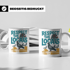 Tauben Tasse 'Respect the Locals' | Lustiger Stadttauben Spr – Weiß [farbe:weiß]