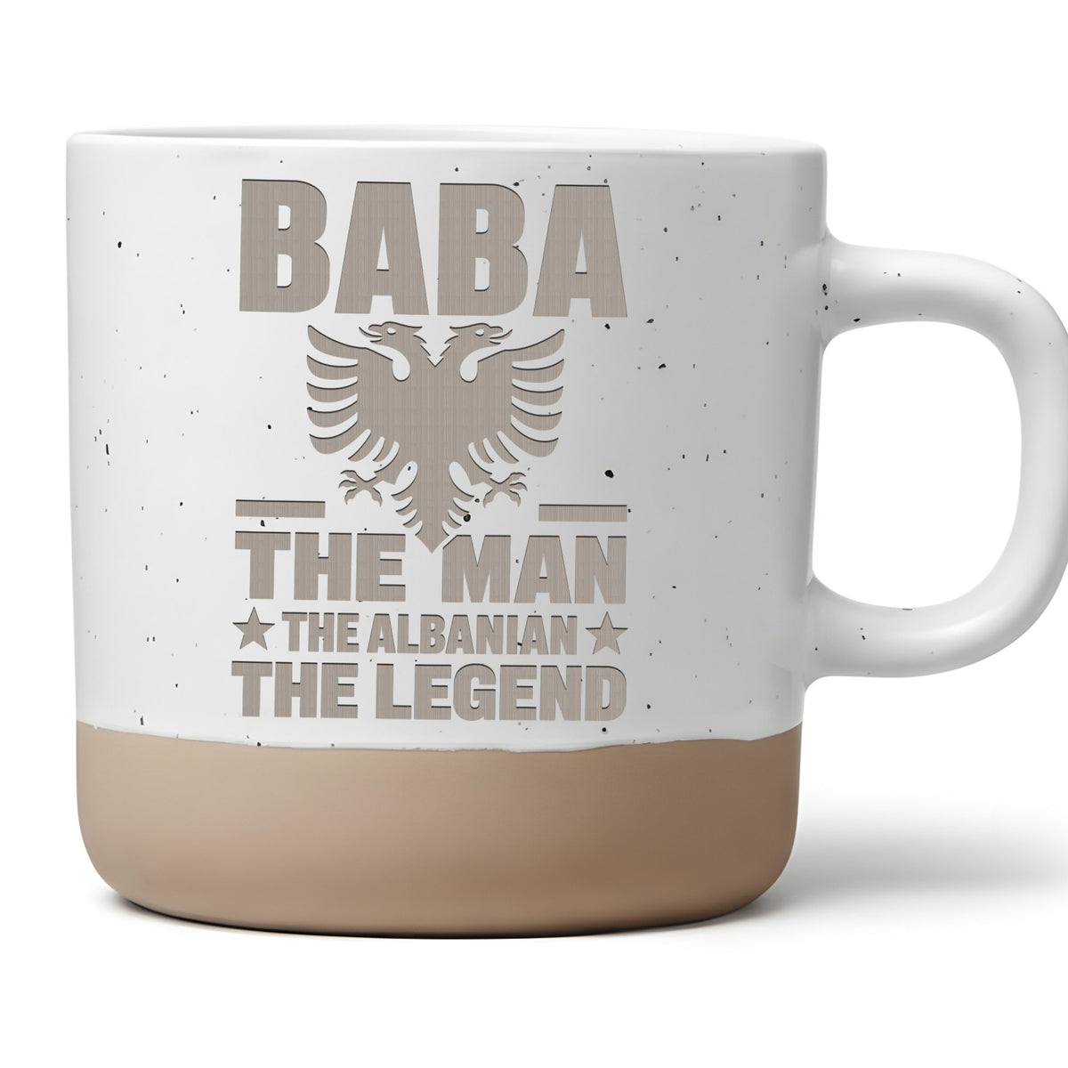 Baba Tasse Albanien Adler The Man Legend - Geschenk für albanischen Va – Bild 1