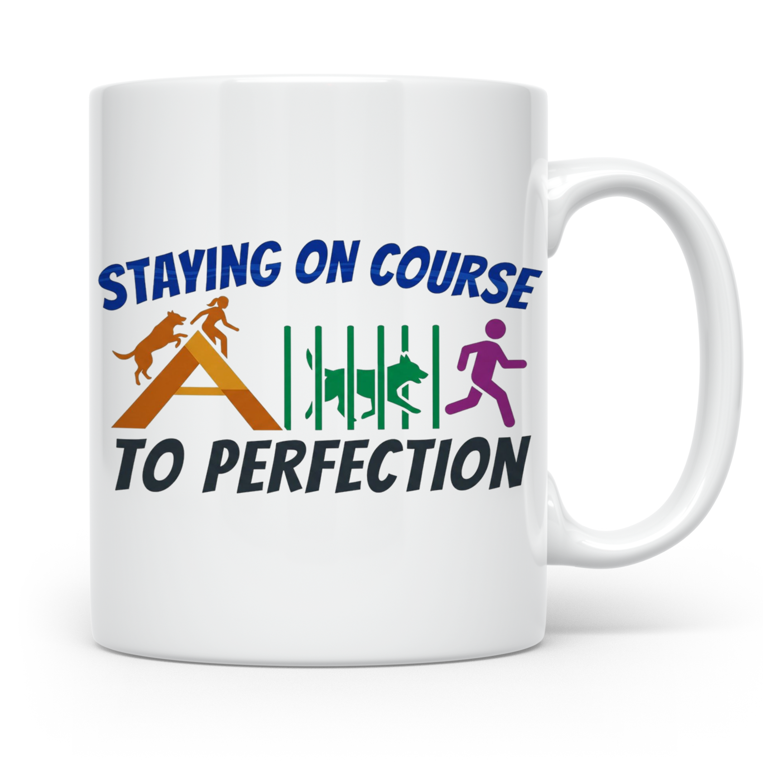 Agility Tasse Hundesport Staying on Course Kaffeetasse für H – Weiß [farbe:weiß]