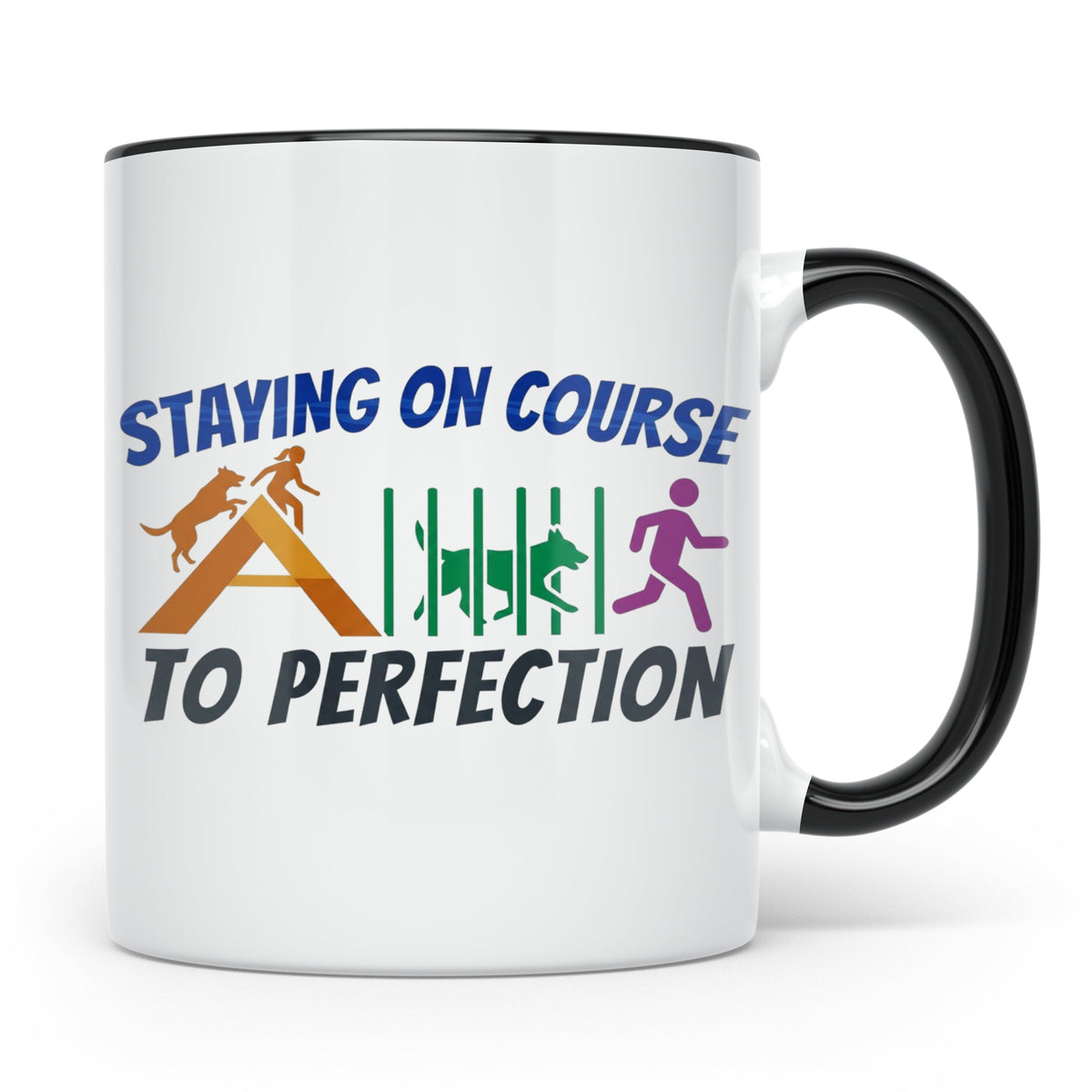 Agility Tasse Hundesport Staying on Course Kaffeetasse für H – Schwarz [farbe:schwarz]