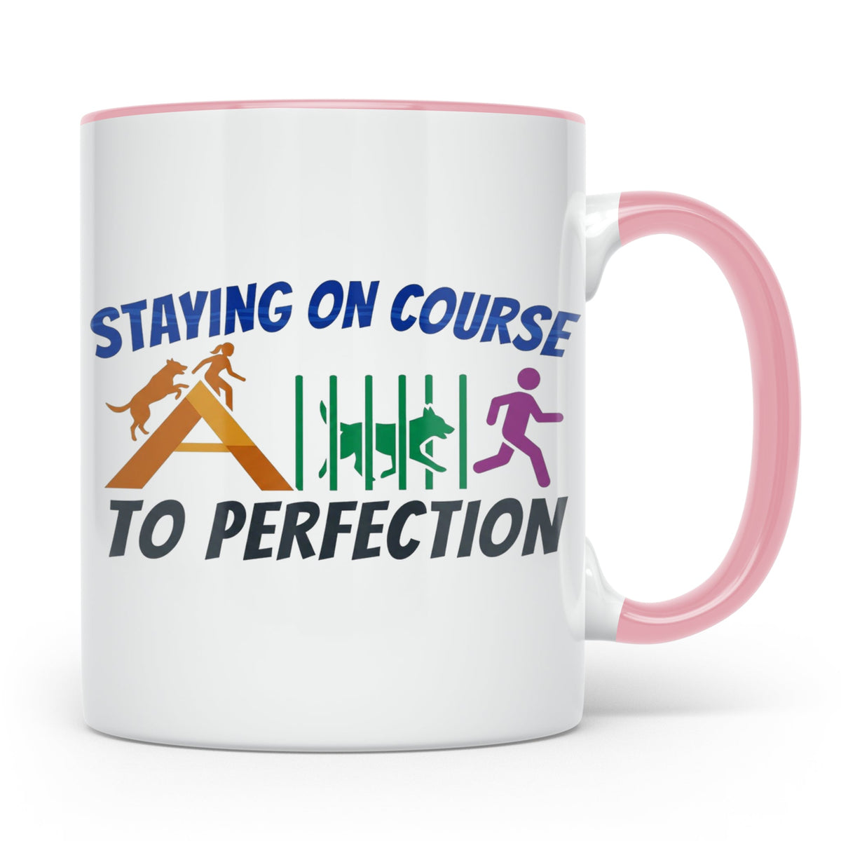 Agility Tasse Hundesport Staying on Course Kaffeetasse für H – Rosa [farbe:rosa]