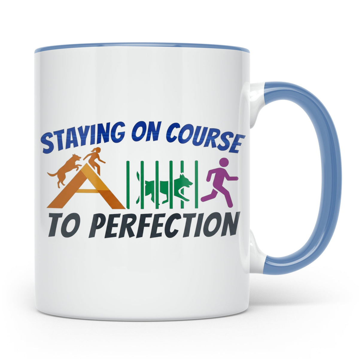 Agility Tasse Hundesport Staying on Course Kaffeetasse für H – Blau [farbe:blau]