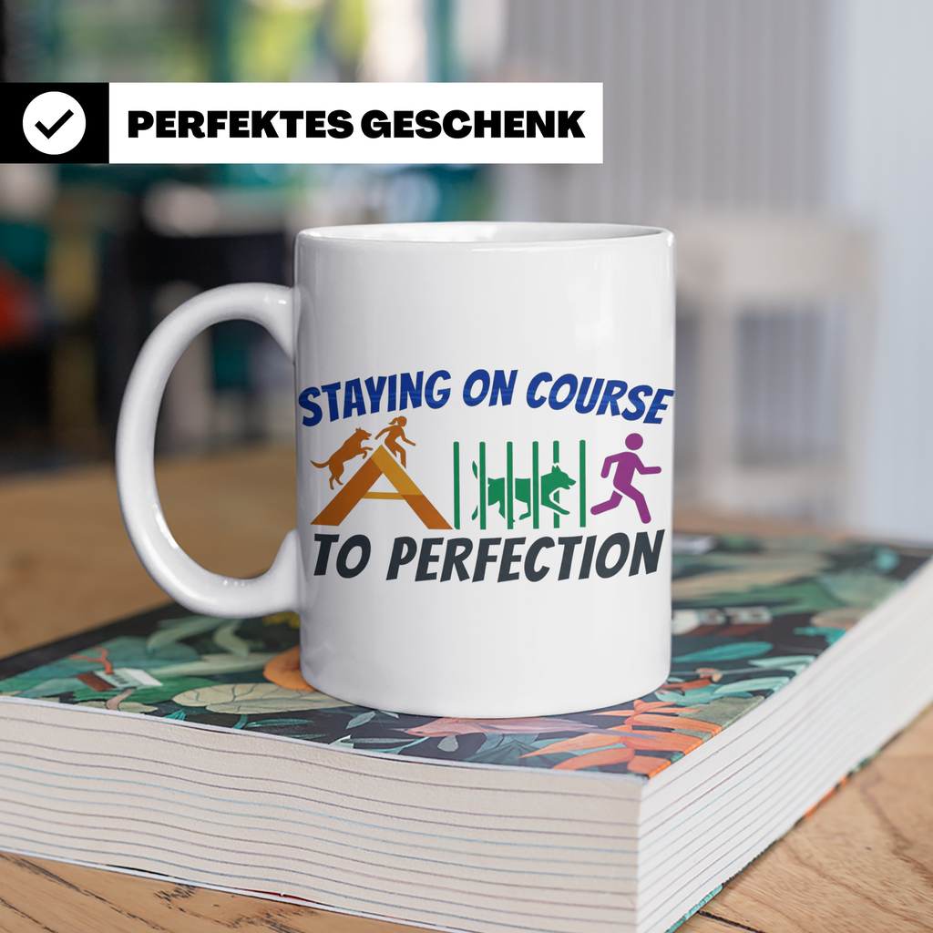Agility Tasse Hundesport Staying on Course Kaffeetasse für H – Weiß [farbe:weiß]