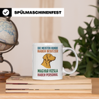 Magyar Vizsla Tasse mit Spruch Personal, Geschenk für Hundeb – Weiß [farbe:weiß]