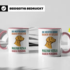 Magyar Vizsla Tasse mit Spruch Personal, Geschenk für Hundeb – Rosa [farbe:rosa]
