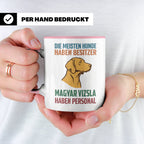 Magyar Vizsla Tasse mit Spruch Personal, Geschenk für Hundeb – Rosa [farbe:rosa]