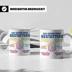 Bestatter Tasse Gehirn lustig | Kaffeetasse für Bestattungsf – Weiß [farbe:weiß]