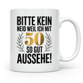 Kaffeetasse Schwarz - Black is my happy color - Gothic Aesthetic Kaffeetasse für Grufties und Dark-Wave-Fans