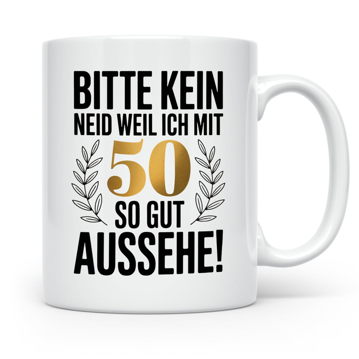 Kaffeetasse Schwarz - Black is my happy color - Gothic Aesthetic Kaffeetasse für Grufties und Dark-Wave-Fans