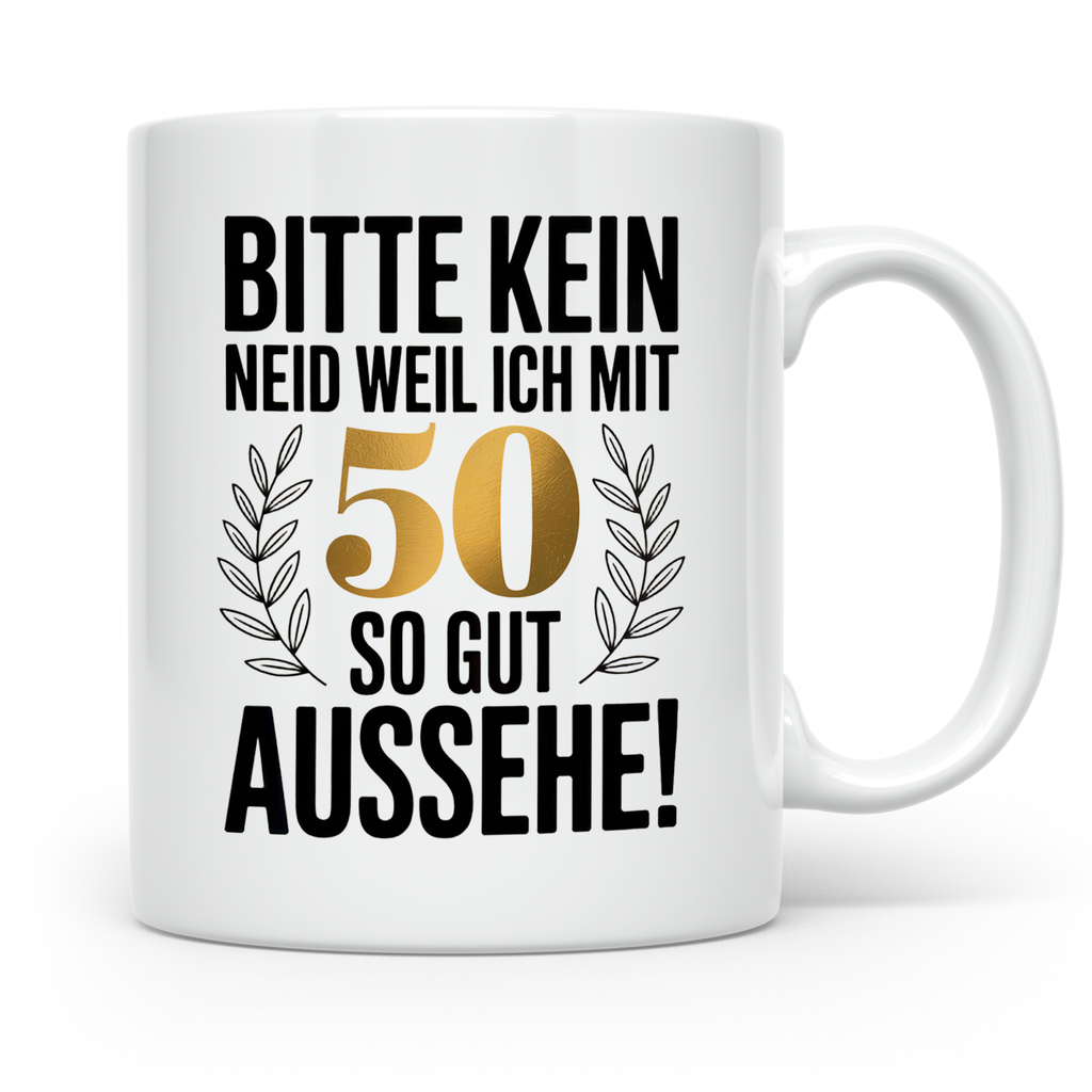 Kaffeetasse Schwarz - Black is my happy color - Gothic Aesthetic Kaffeetasse für Grufties und Dark-Wave-Fans