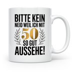 Kaffeetasse Schwarz - Black is my happy color - Gothic Aesthetic Kaffeetasse für Grufties und Dark-Wave-Fans