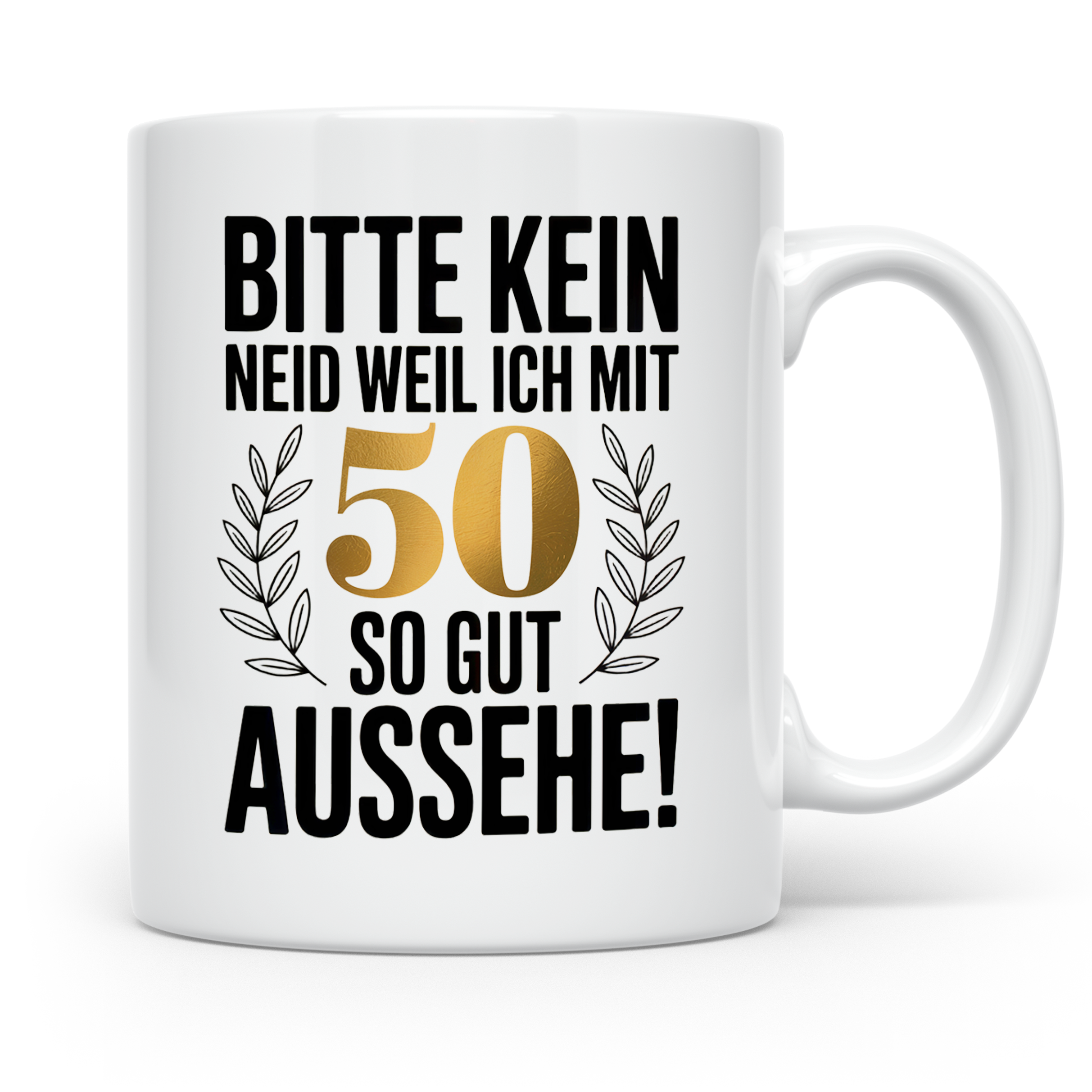 Kaffeetasse Schwarz - Black is my happy color - Gothic Aesthetic Kaffeetasse für Grufties und Dark-Wave-Fans