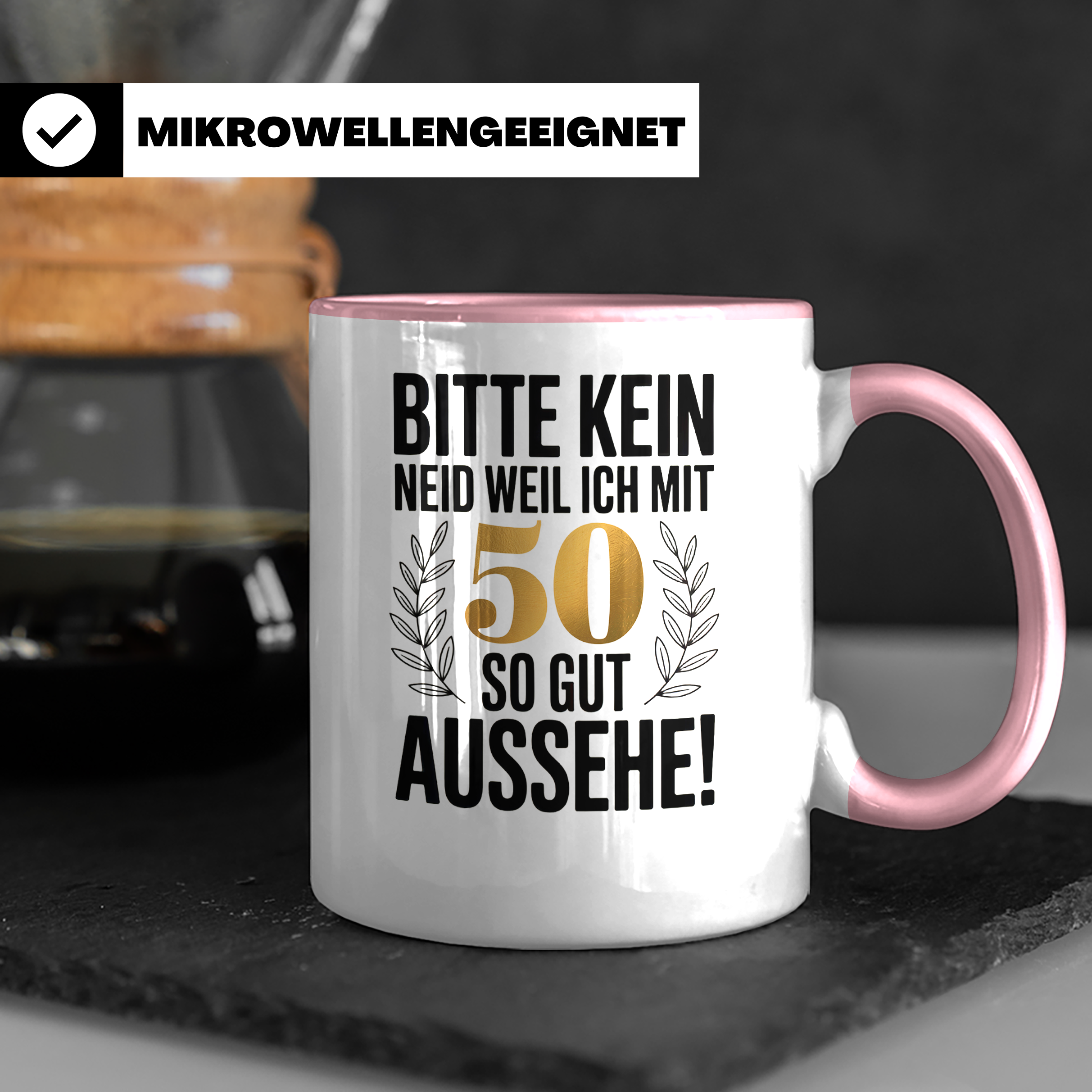 Kaffeetasse Schwarz - Black is my happy color - Gothic Aesthetic Kaffeetasse für Grufties und Dark-Wave-Fans