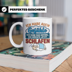 Morgenmuffel Tasse mit Spruch Ich habe Gefühle schlafen, lus – Weiß [farbe:weiß]