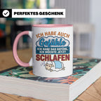 Morgenmuffel Tasse mit Spruch Ich habe Gefühle schlafen, lus – Rosa [farbe:rosa]
