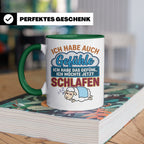 Morgenmuffel Tasse mit Spruch Ich habe Gefühle schlafen, lus – Grün [farbe:grün]