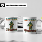 Reptilien Versteher Tasse für Terraristik Fans, Kaffeebecher – Weiß [farbe:weiß]
