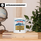 Wandern Tasse mit Spruch Vertraut mir ich kenn den Weg. Lust – Weiß [farbe:weiß]