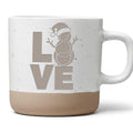 Schneemann Tasse Tennis LOVE - Lustiges Geschenk für Spieler - Weihnac – Bild 1