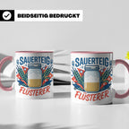 Sauerteig Flüsterer Tasse für Hobbybäcker, lustiges Bäcker G – Rosa [farbe:rosa]