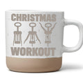 Korkenzieher Tasse Christmas Workout - Lustiges Geschenk für Weintrink – Bild 1
