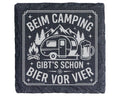 Schiefertafel Untersetzer Camping Geschenk für Wohnwagen Liebhaber lus – Bild 1