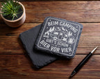 Schiefertafel Untersetzer Camping Geschenk für Wohnwagen Liebhaber lus – Bild 5
