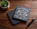 Schiefertafel Untersetzer Camping Geschenk für Wohnwagen Liebhaber lus – Bild 5