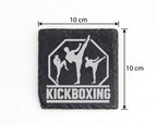 Schiefer Untersetzer Kickboxing Kämpfer - Geschenk für Kampfsportler M – Bild 4