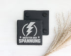 Schiefer Untersetzer Meister Der Spannung - Lustiges Geschenk Für Elek – Bild 2